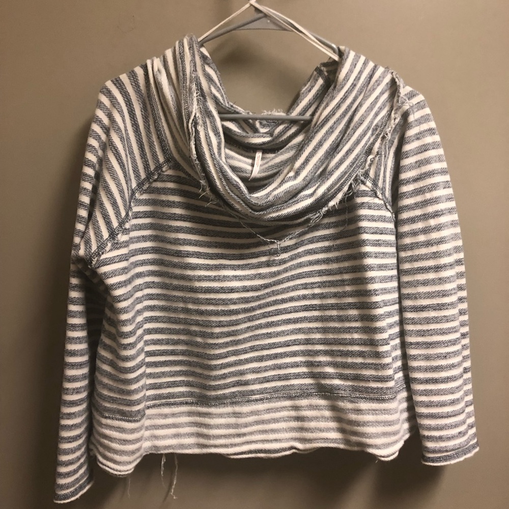 Free People Cropped Sweatshirt